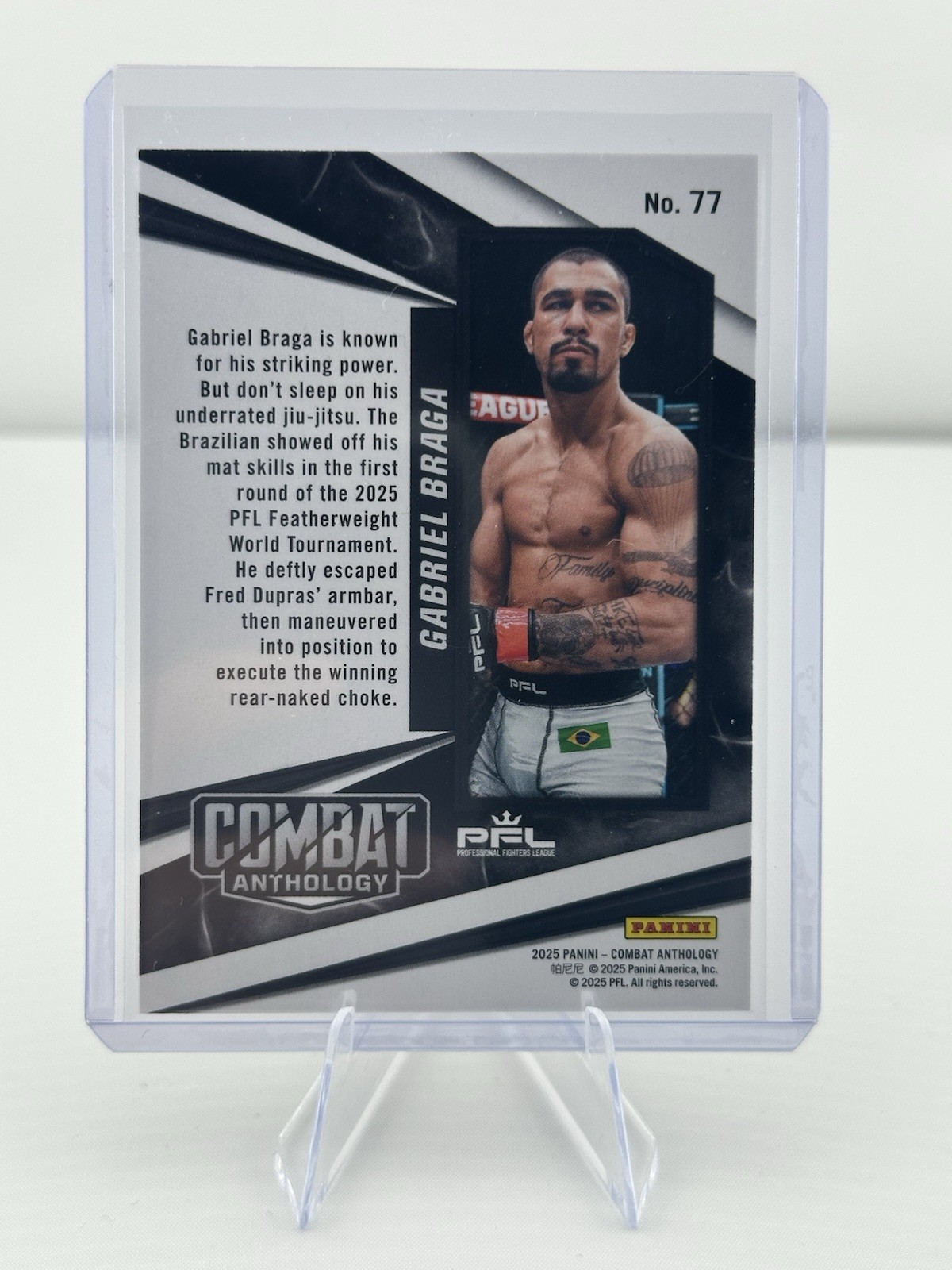 2025 Combat Anthology Gabriel Braga Gold /10 TB42