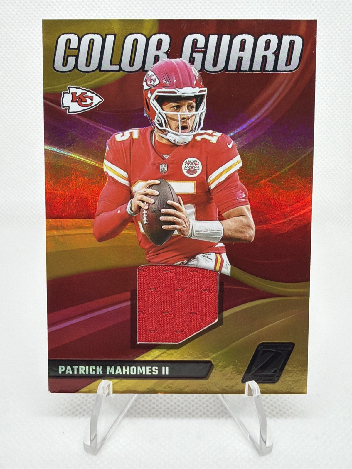 2023 Panini Zenith – Color Guard Patrick Mahomes II #CG-1 (MEM)