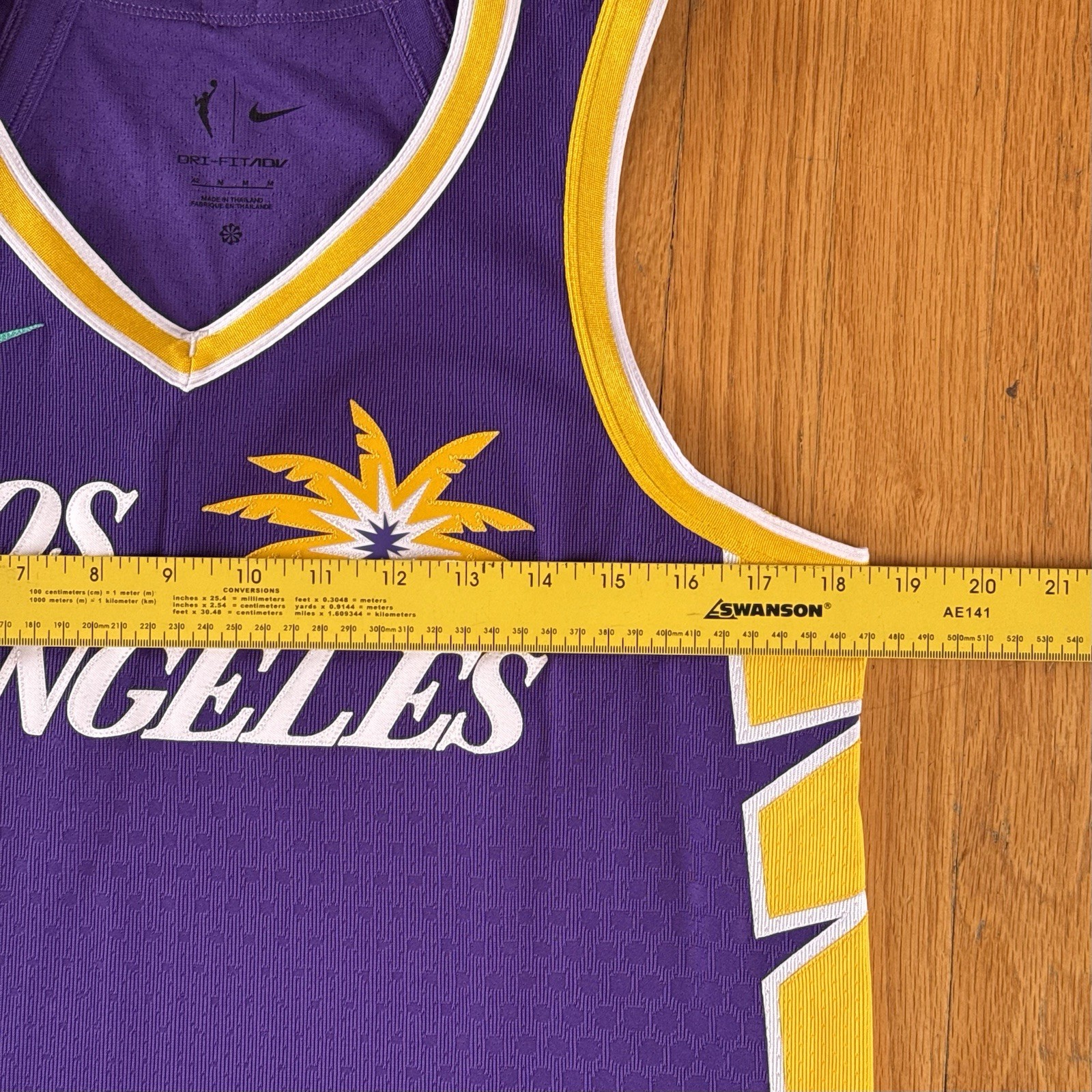 Nike Explorer Edition Generic No Name Los Angeles Sparks Jersey WNBA Womens M