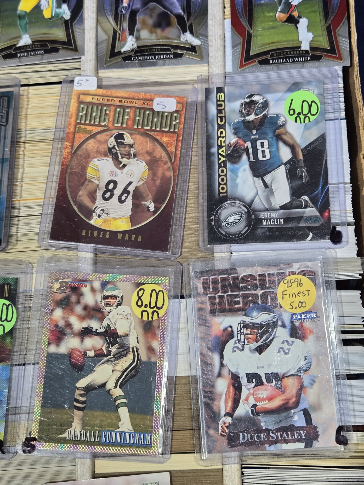 5500+ Sports Card Lot Monster Box NFL NBA MLB Unsearched Prizm Optic Chrome Lot