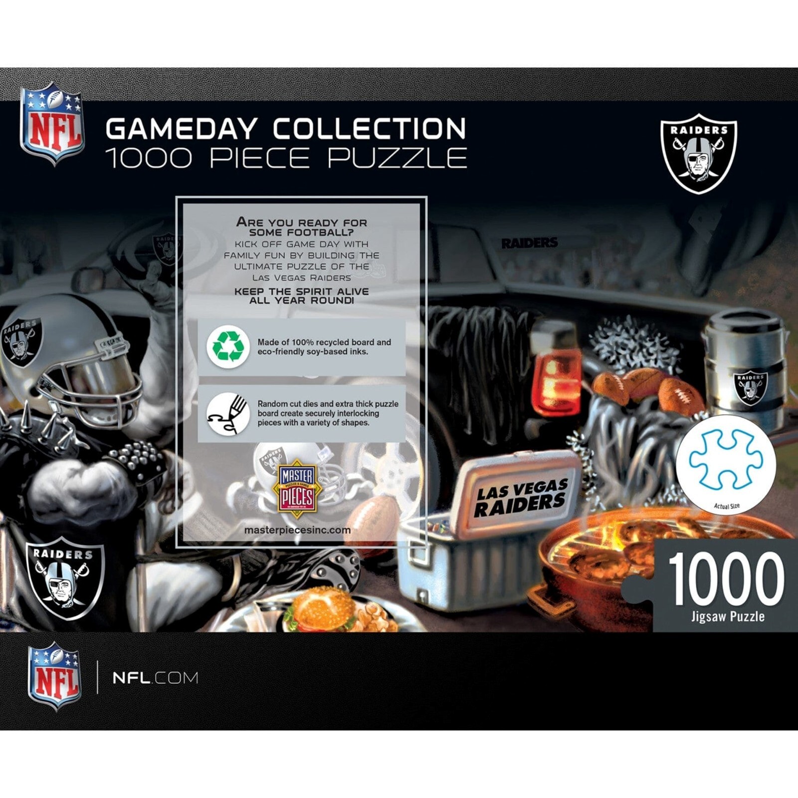 Las Vegas Raiders – NFL Gameday 1000 Piece Jigsaw Puzzle – MasterPieces