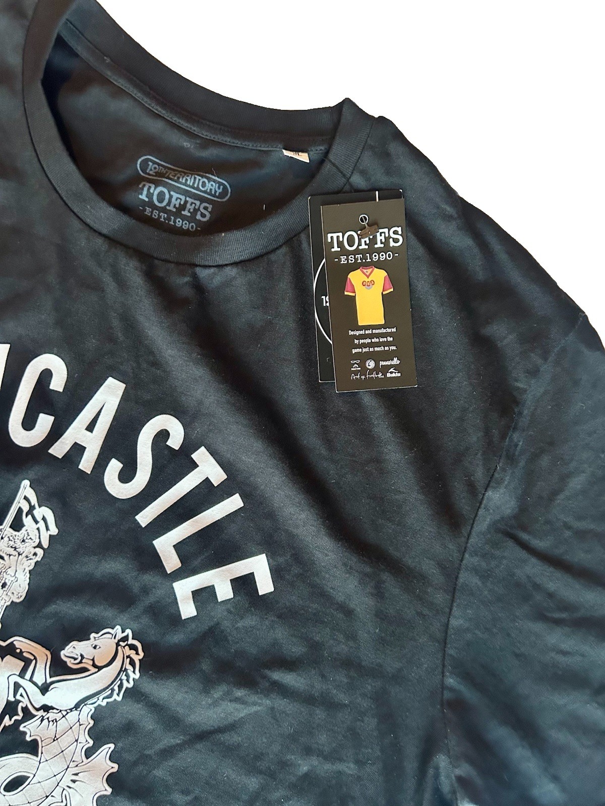 Newcastle United Soccer Football Toffs Mens XL T-Shirt OFFICIAL New NWT