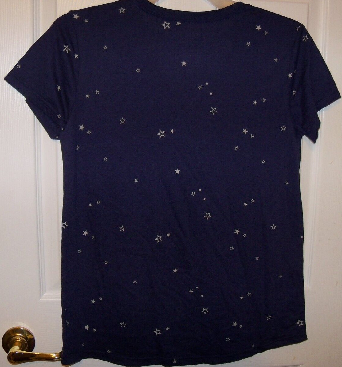 Dallas Cowboys Football 2 Sided Sexy Short Sleeve Shirt Womens Large NWT