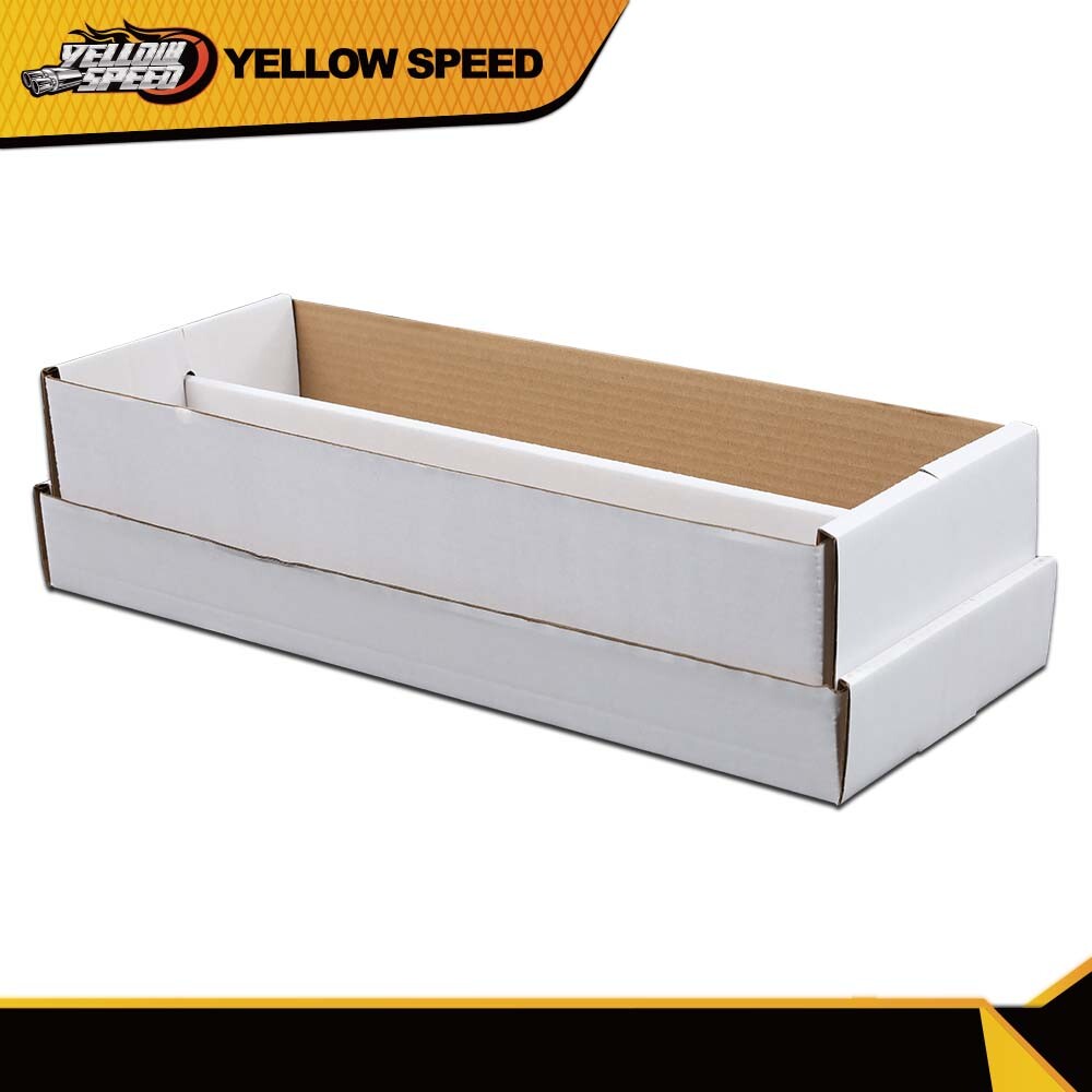 2Row 1600 CT Holds over 300 3×4 toploads Sports/Trading Card Shoe Storage Box