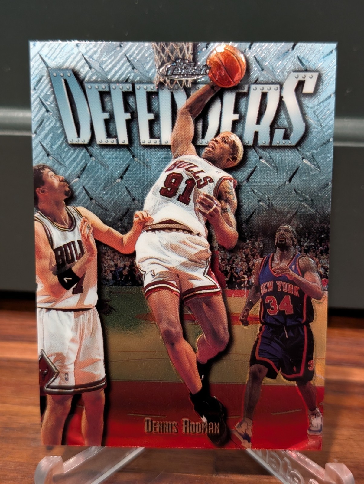 1997-98 Topps Finest – Uncommon Silver Dennis Rodman #275 Embossed