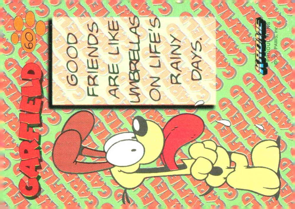 1995 Krome Garfield #60 Rainy Days