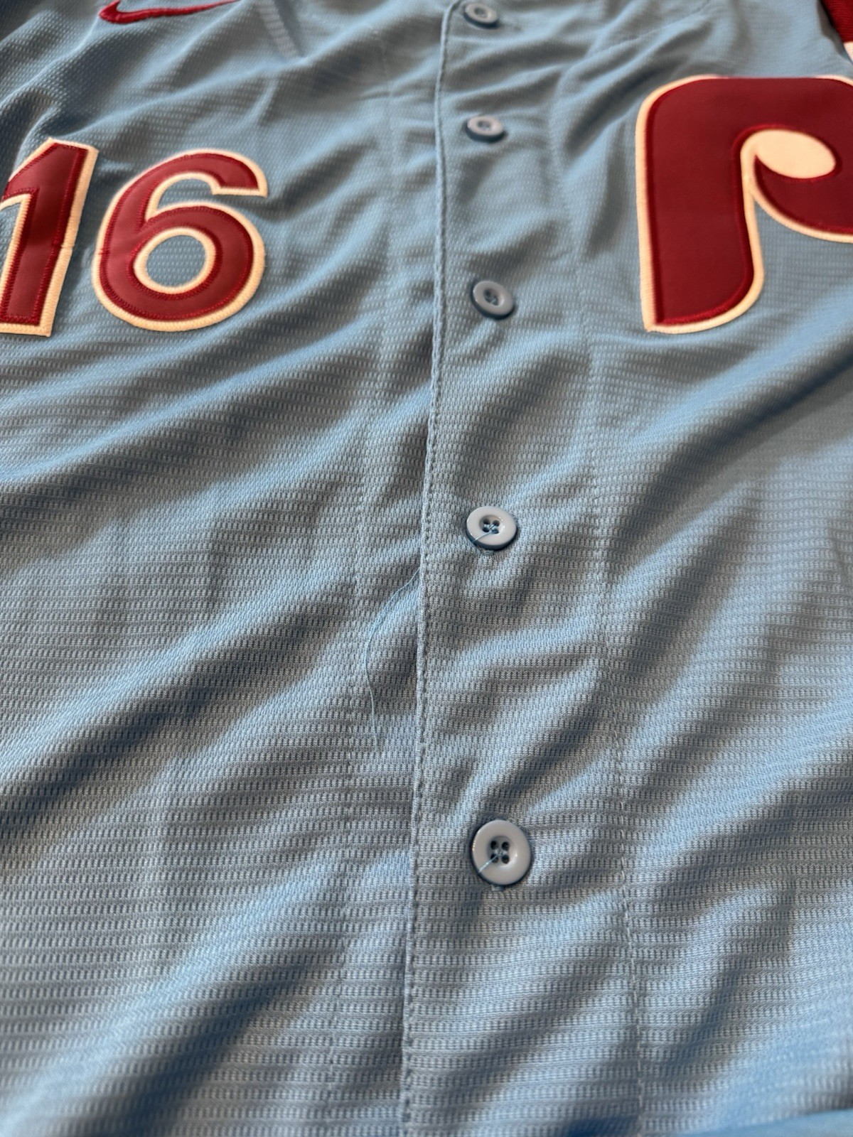 Brandon MARSH #16 Philadelphia Phillies Powder Blue Jersey 2026 NWT All Stitched