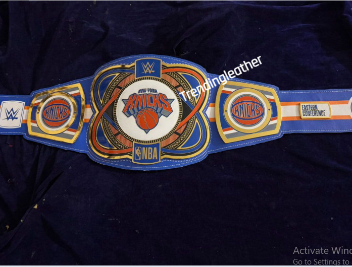 New York Knicks Legacy Title Belt Championship Belt Adult Size Replica