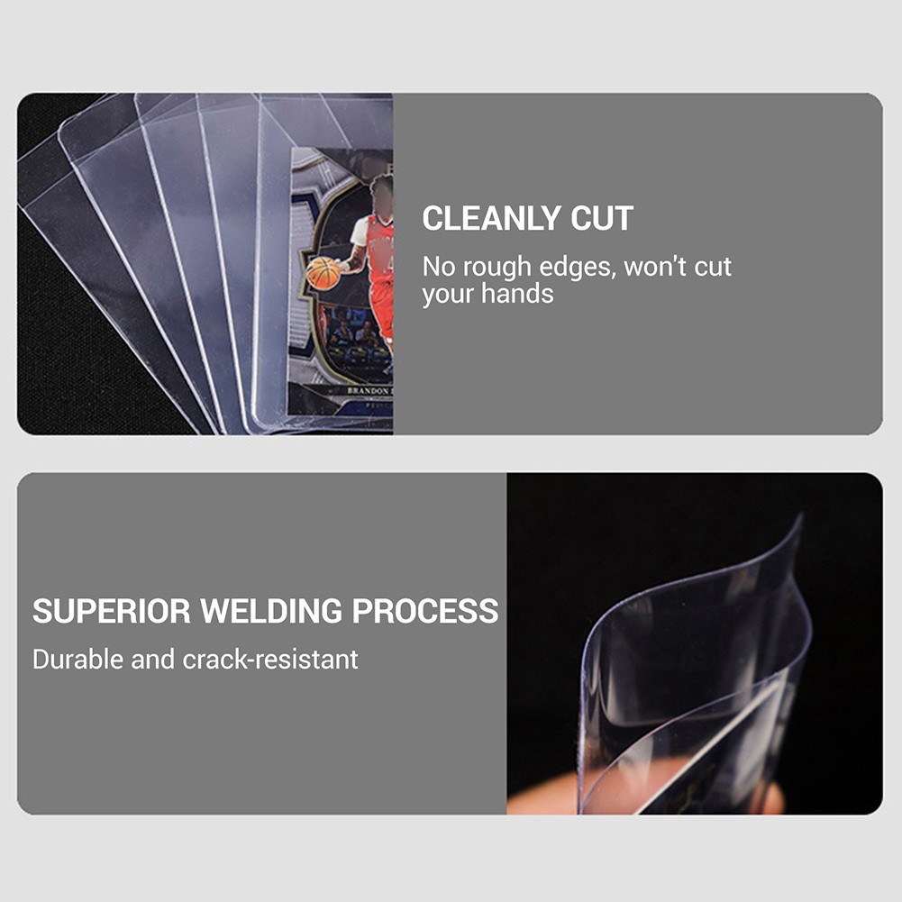 Semi Rigid Card Holders for PSA BGS SGC CSG, Slab Submission Protectors Sleeves