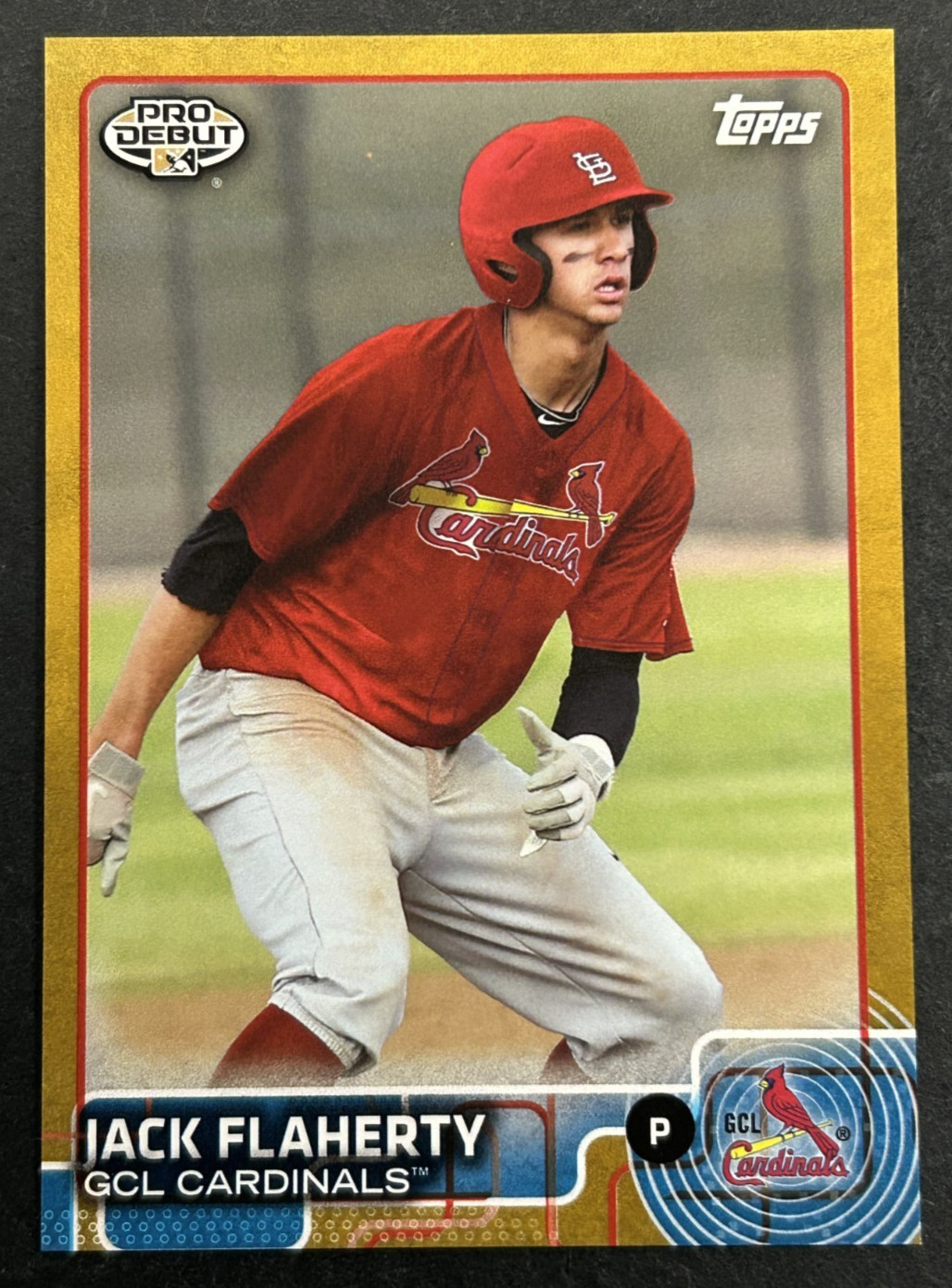 2015 Topps Pro Debut – Jack Flaherty #121 St. Louis Cardinals – GOLD /50