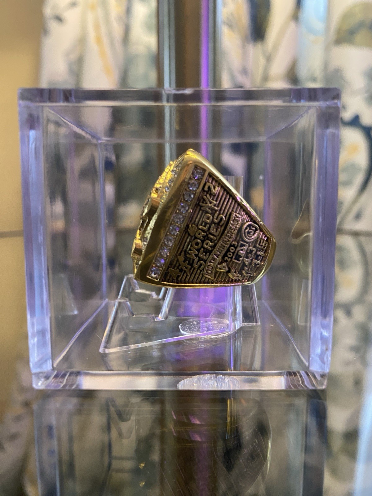 2003 Florida Marlins World Series Ring w/Showcase Cube Beckett USA SHIP