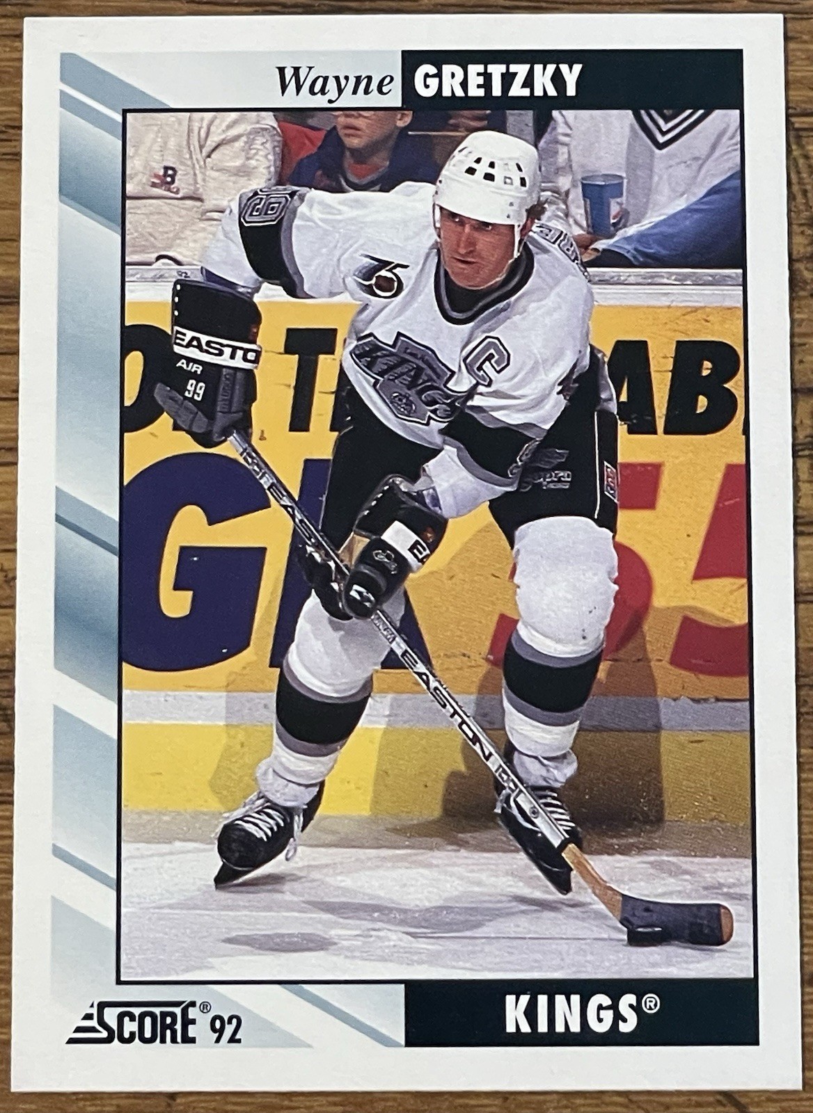Wayne Gretzky 1992-93 SCORE Card #1 Los Angeles Kings NHL HOF Free Shipping