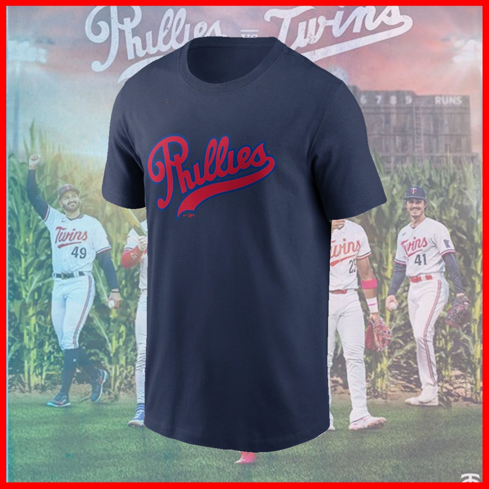 🔥SALE 30%!! Baseball at FIELD OF DREAMS Matchup 2026 Twin$ vs. Phillie$ T-Shirt
