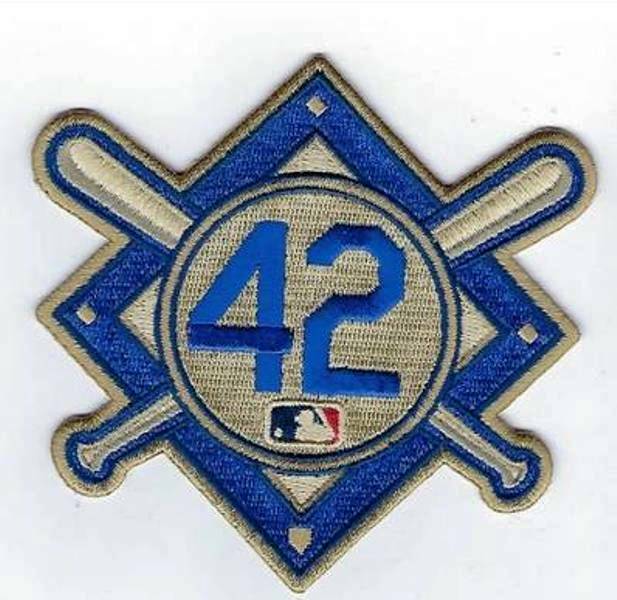 Official 2019 Major League Baseball Jackie Robinson #42 Day Collectible Patch