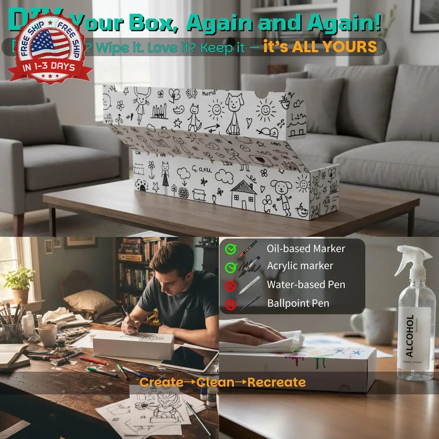 Collectible Trading Cards Storage Box, Card Storage Box with Trading Card Divide
