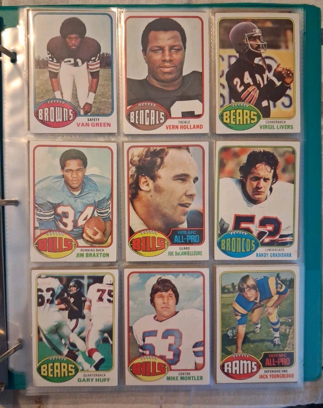Lot Of 60 1976 Topps Football Cards