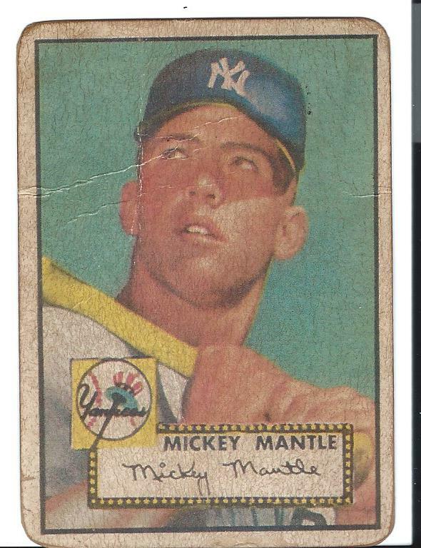 1952 MANTLE CARD CHASE BOX- 21 PACKS + AUTOGRAPH CARD + 2 1950/60’S CARDS