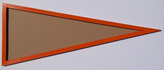 12×30 oak pennant frame choose your color