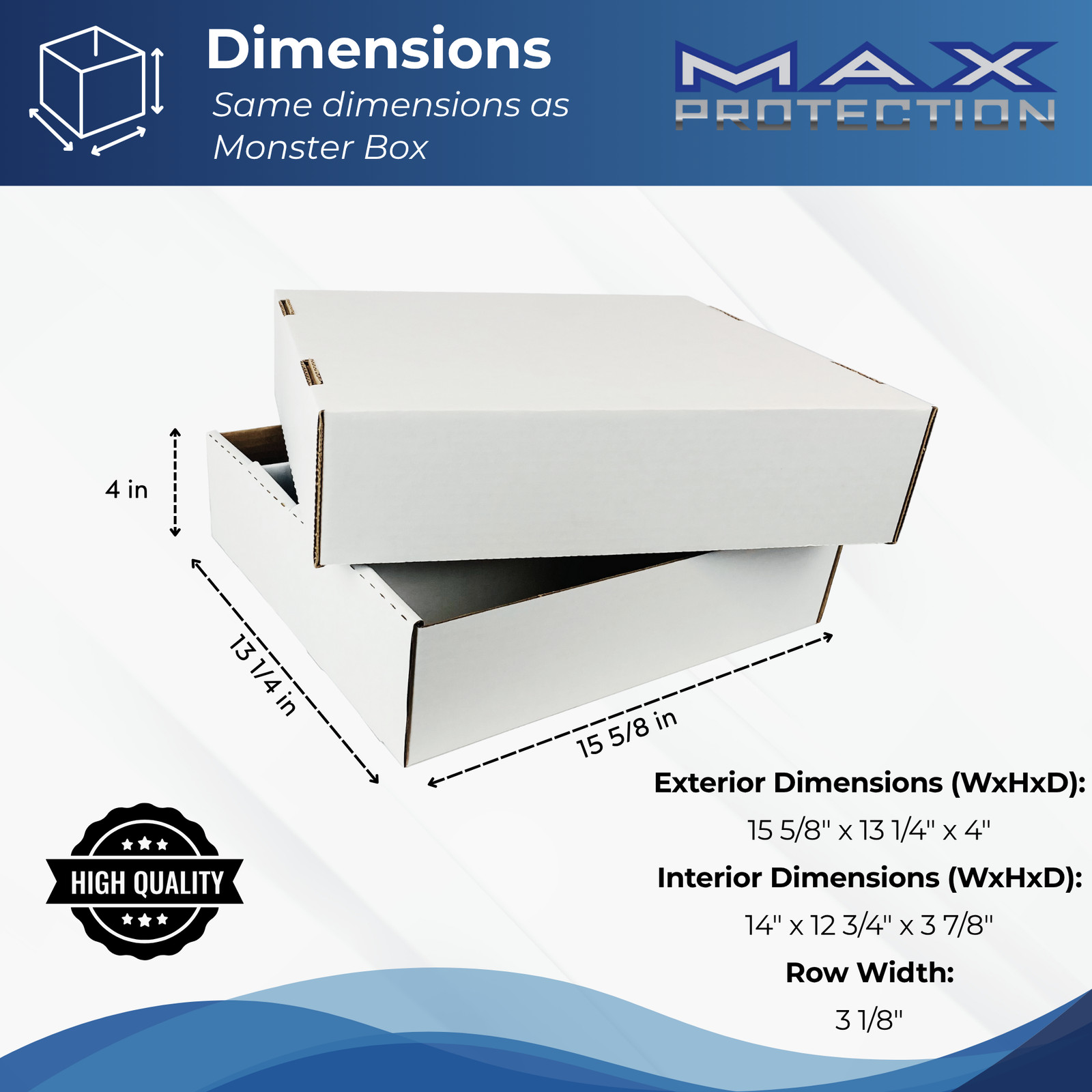 Bundle of 25 Max Pro 3200 Count Cardboard Baseball Card 4-Row Monster Boxes
