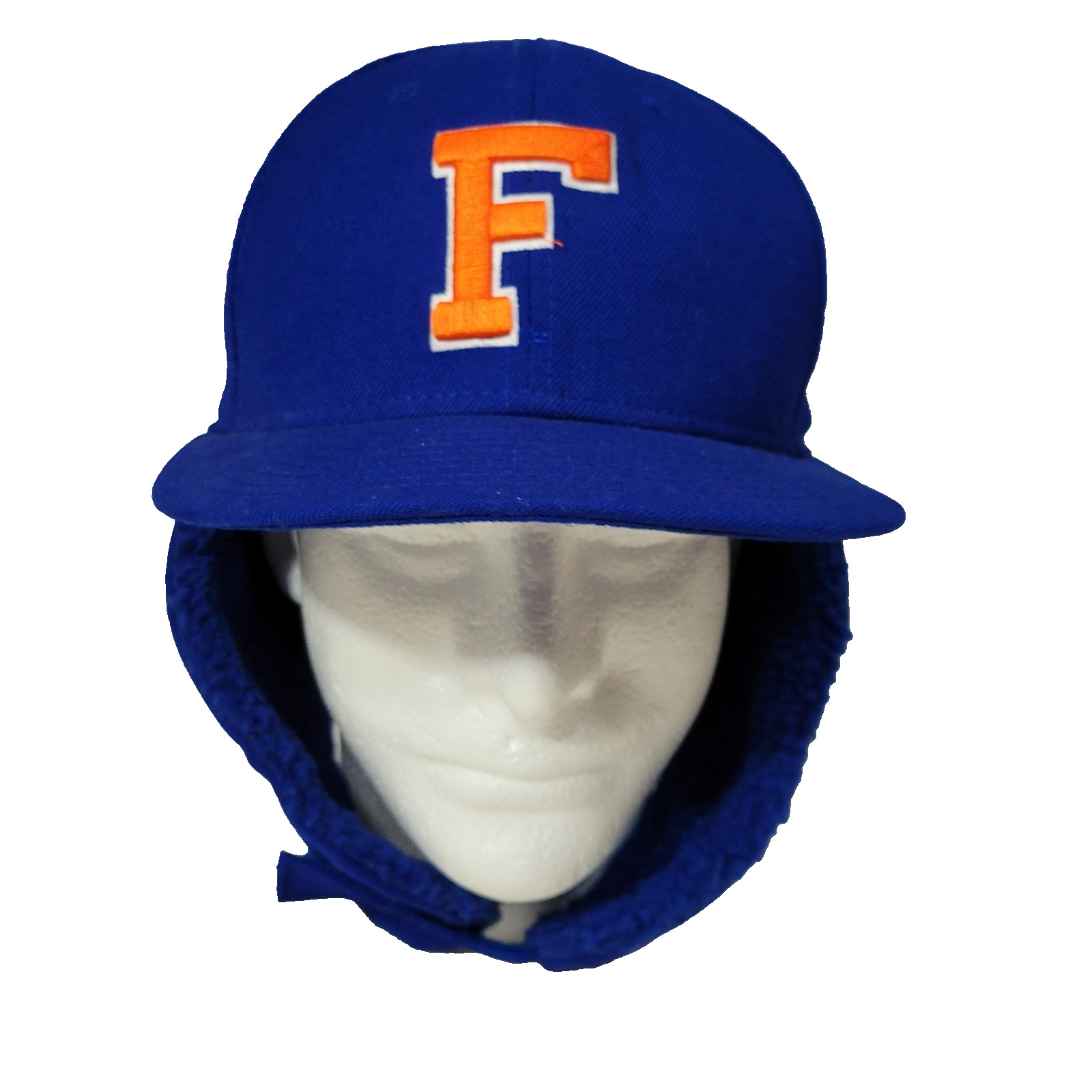 Florida Gators Ear Flap Trapper Hat Fitted Mens 7 3/8 NCAA Football New Era Cap
