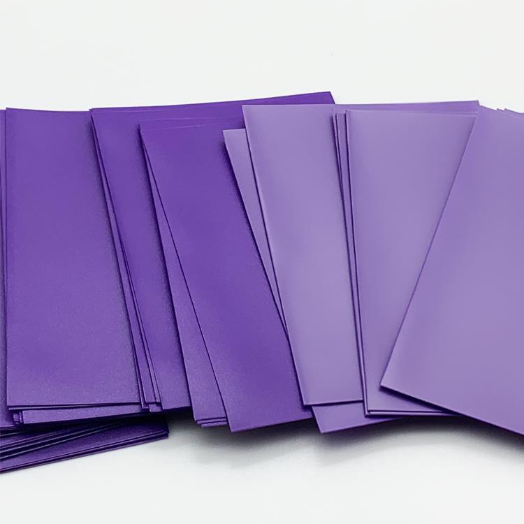Lenayuyu 100pcs Purple color Protector Standard MTG Card Sleeves 66x91mm Matte