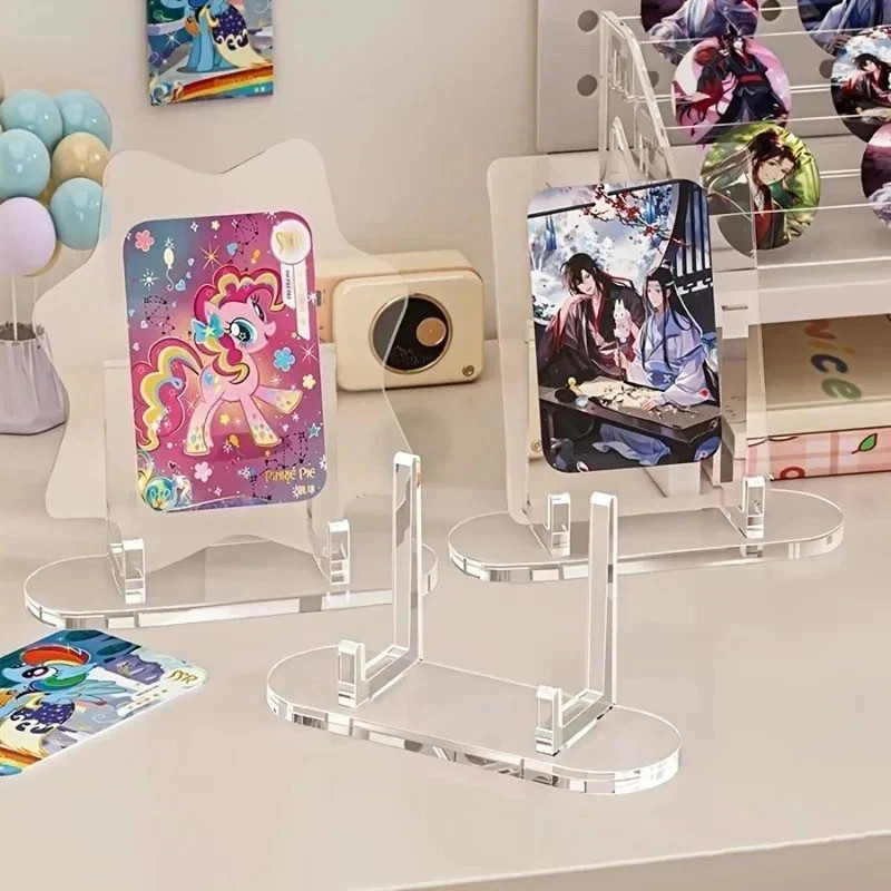 Clear Acrylic Trading Card Display Stands 10‑Pack–PSA/Graded Sports Card Holders