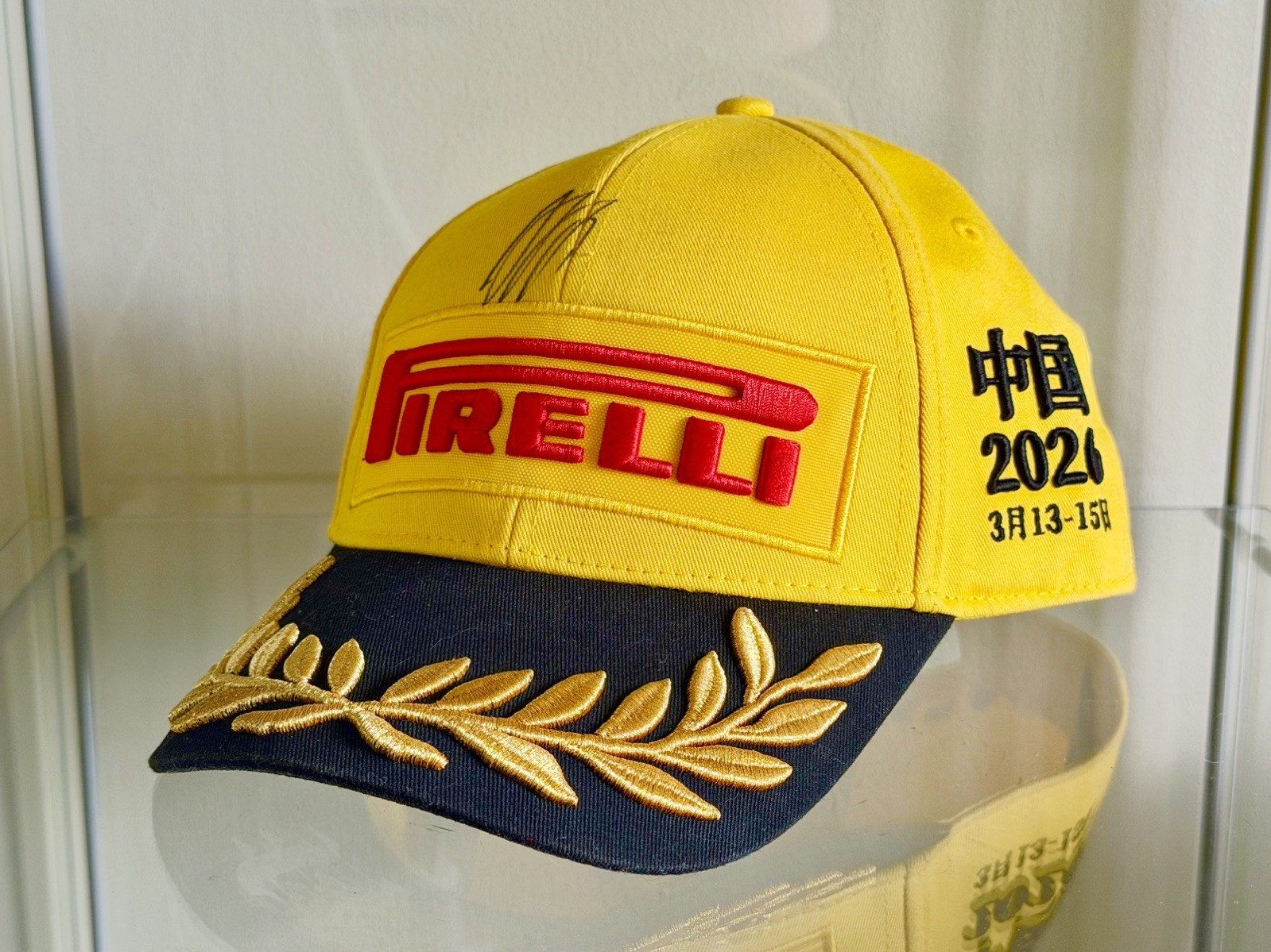 SIGNED Kimi Antonelli F1 Pirelli China GP 2026 Podium Cap 1st Win Mercedes AMG