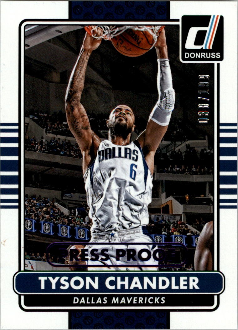 2014-15 Donruss Press Proofs Purple #38 Tyson Chandler /199 BSK