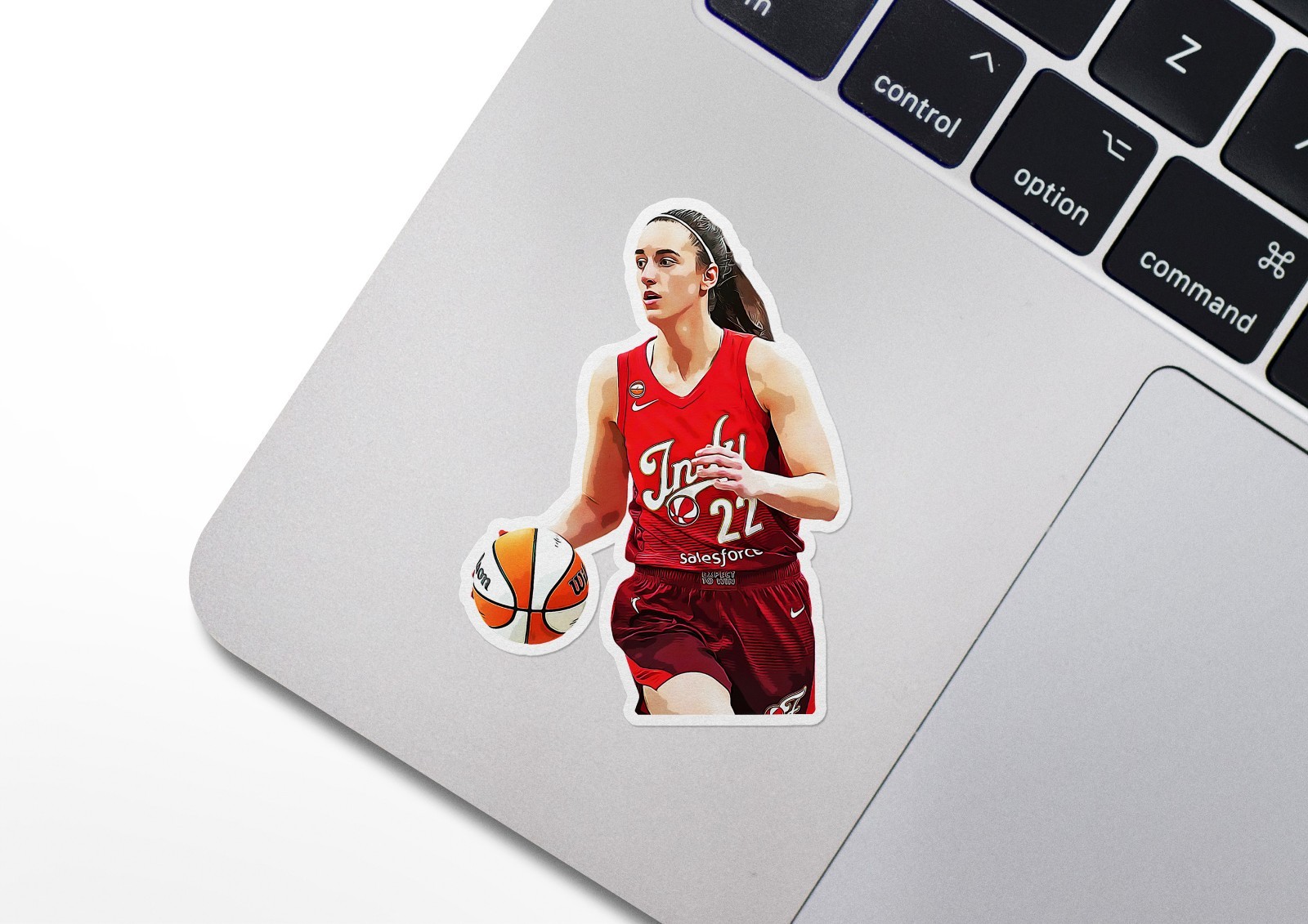 Caitlin Clark Indiana Fever Basketball Sticker Decal–Glossy Waterproof Vinyl