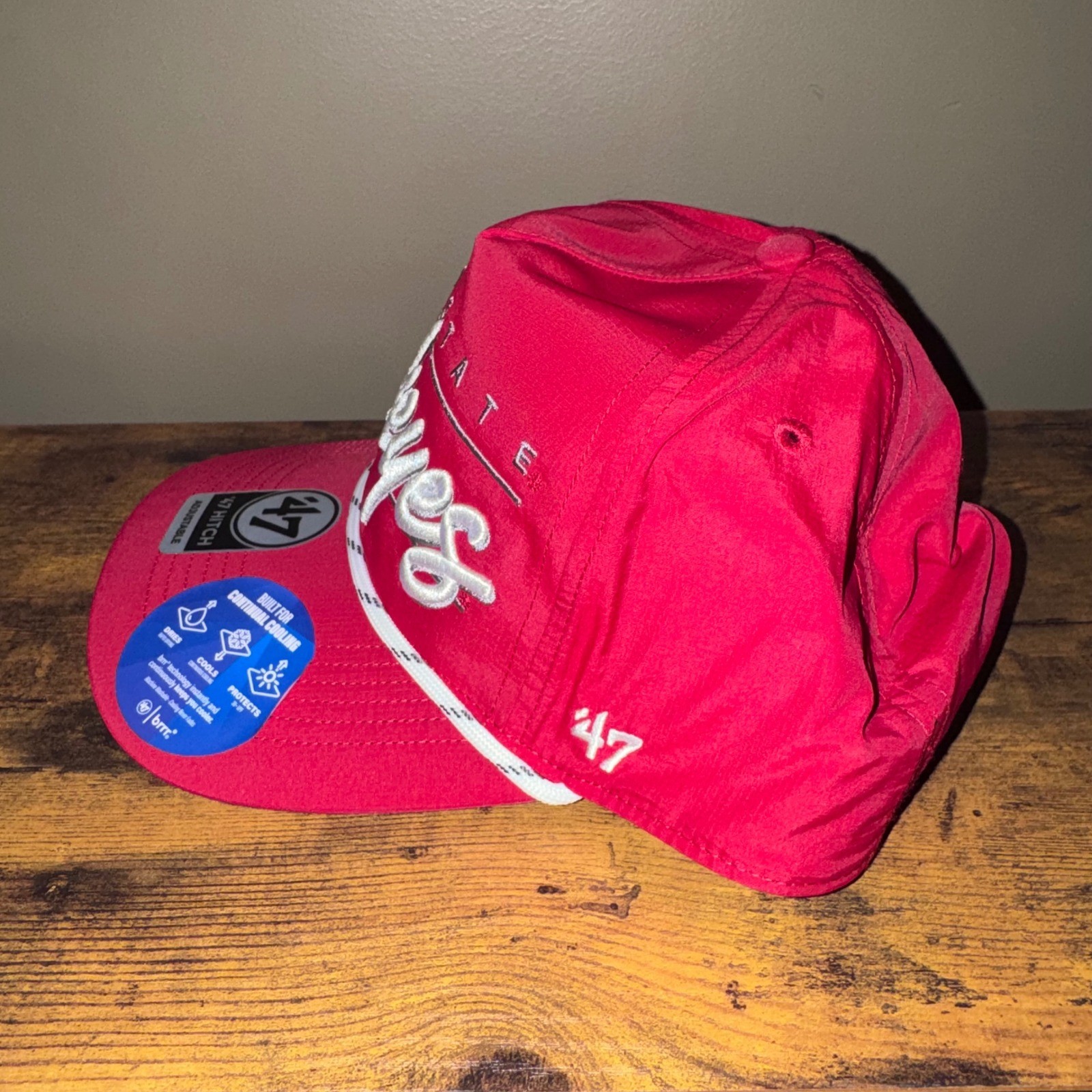 Ohio State Buckeyes ’47 Brand Hat Mens Hitch Snapback Rope Cooling Red OSFA NEW