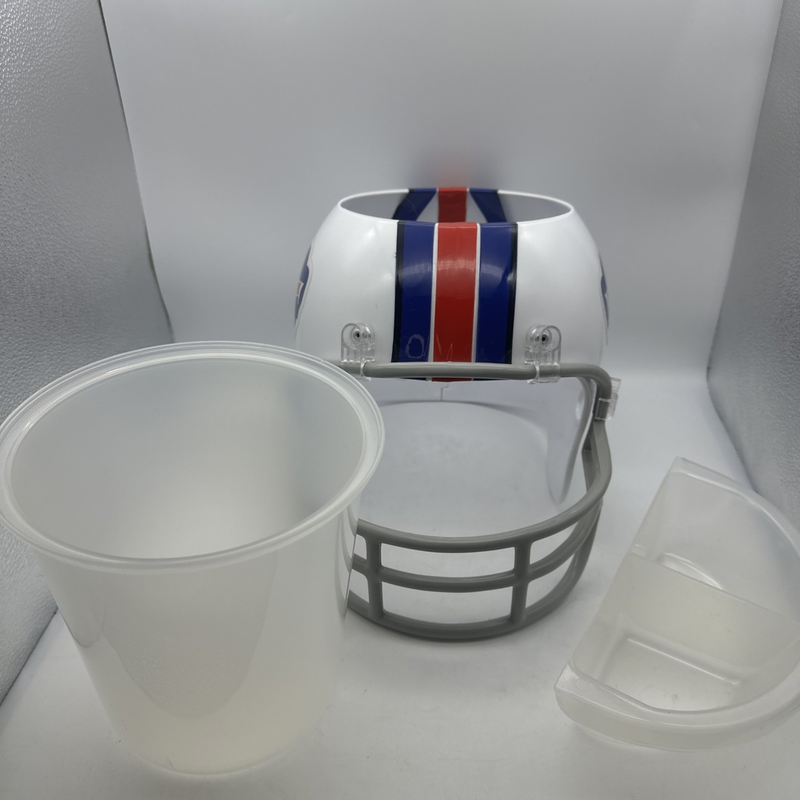 NFL Buffalo Bills Full Size Snack Helmet Chip & Dip Bowl Ice Bucket No Lid USA