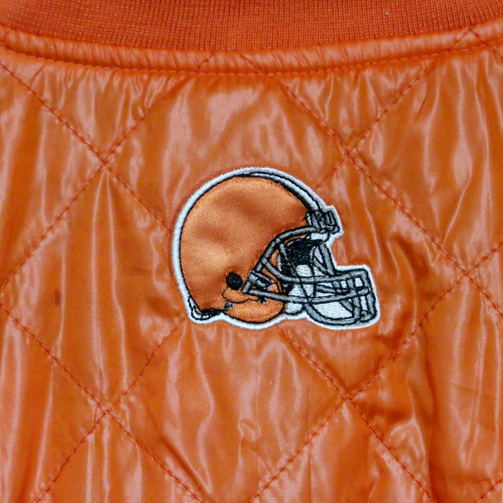 VTG G-III NFL Cleveland Browns Full Zip Reversible Quilted Jacket Womens XL