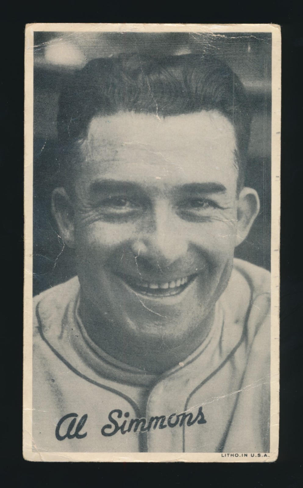 1936 Goudey WIDE PEN Premiums (Type 1) -AL SIMMONS (Detroit Tigers) HOF