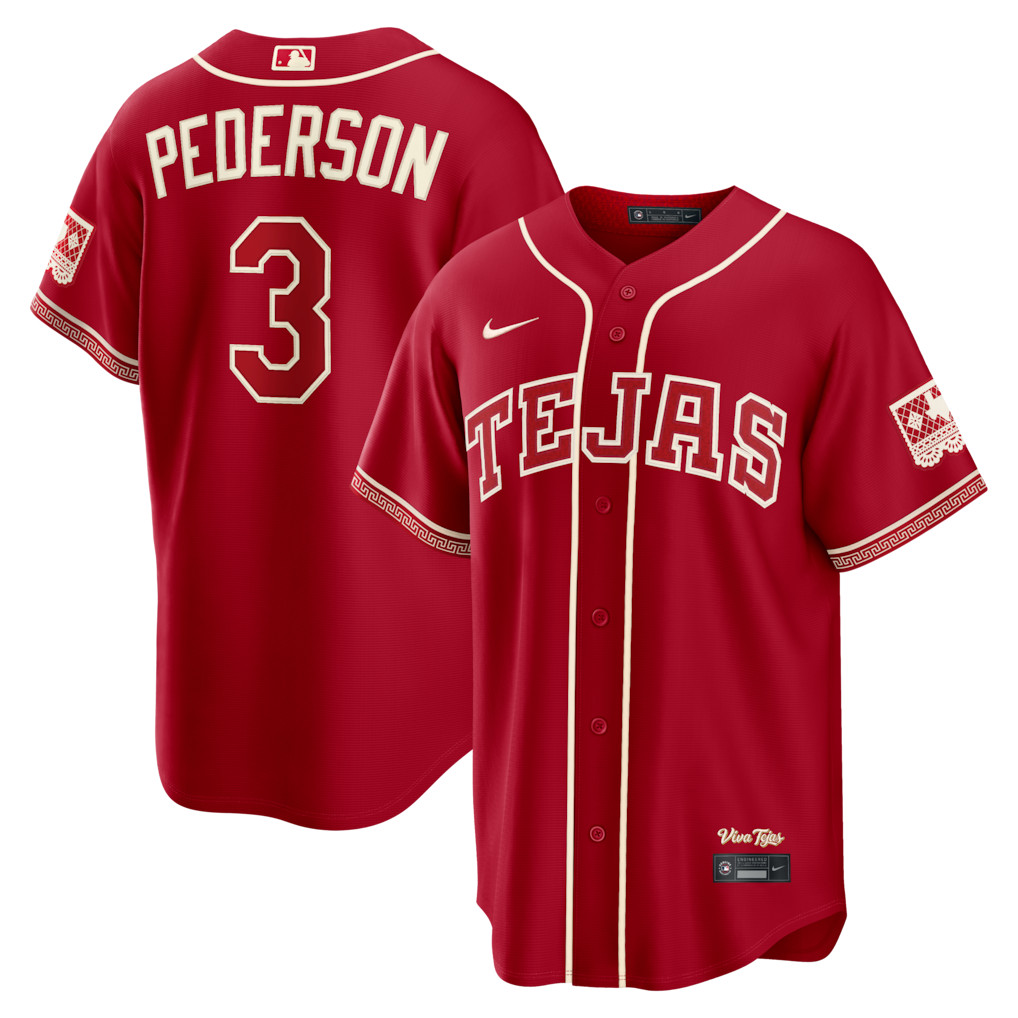 HOT SALE! HOT JERSEY! Texas Rangers 2026 City Connect TEJAS Red Baseball Jersey