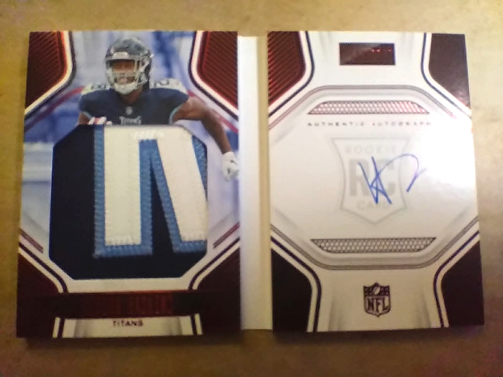 2022 Hassan Haskins Playbook Rookie Autograph Jumbo Patch Booklet RC /10 🔥🏈🔥