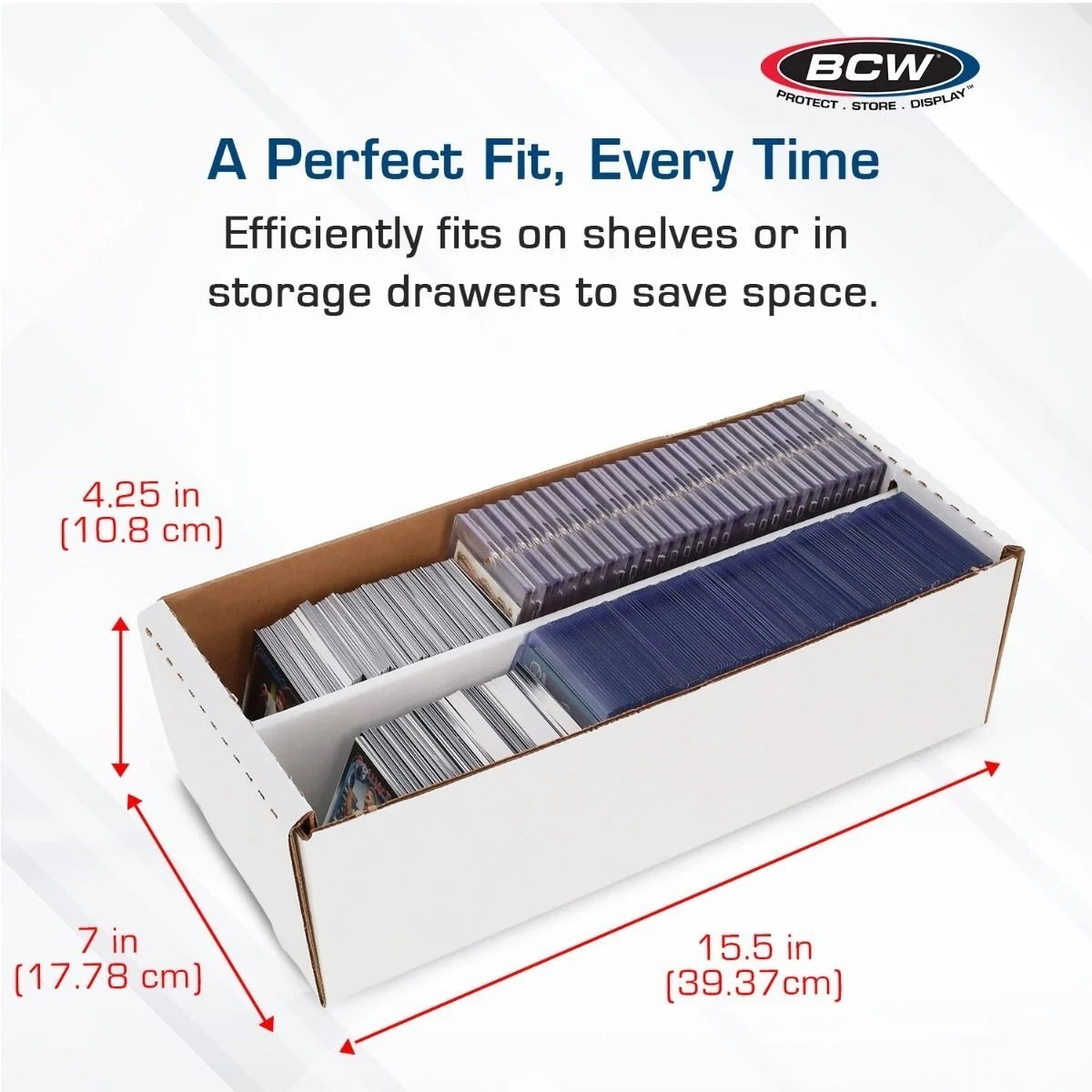 (25x) BCW Shoe Box (1600 Count) Corrugated Cardboard Storage Box