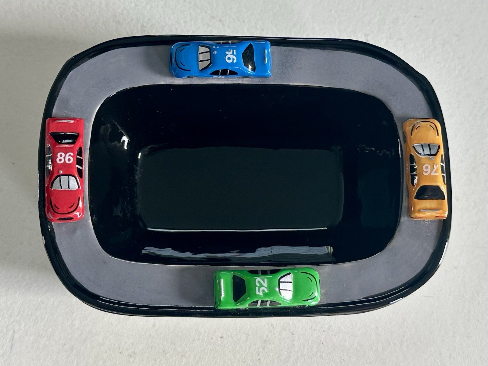 Department 56 NASCAR Race Day Bowl Decorative Snack Dish Racing Cars
