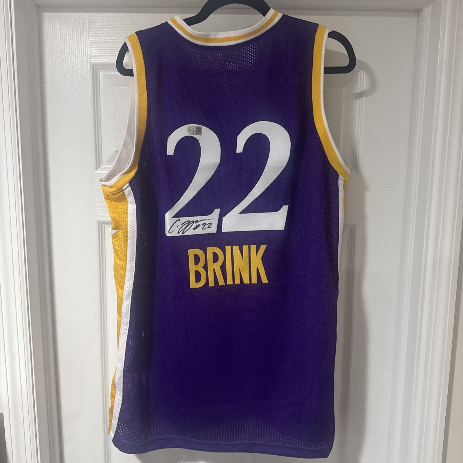 Cameron Brink Signed Los Angeles Sparks Jersey with COA WNBA