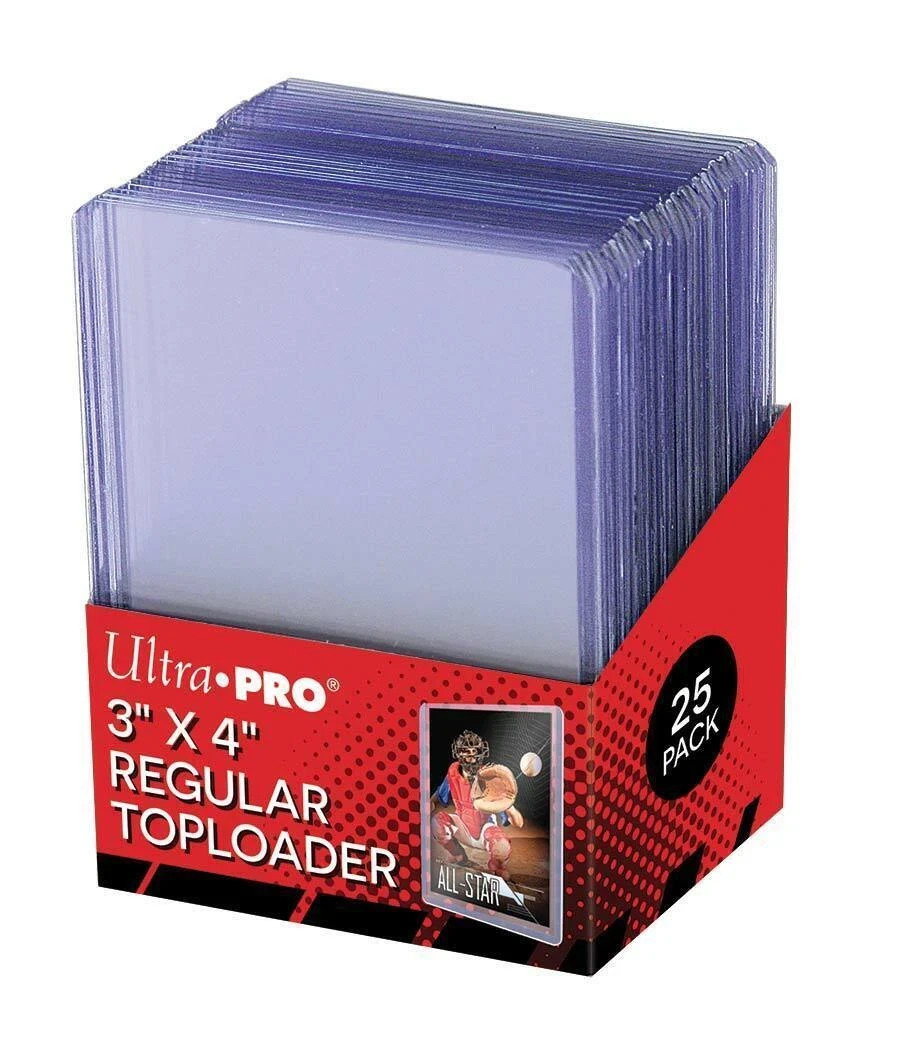 Ultra Pro Top Loaders Regular 35pt 3×4 Toploaders 25, 50, 100