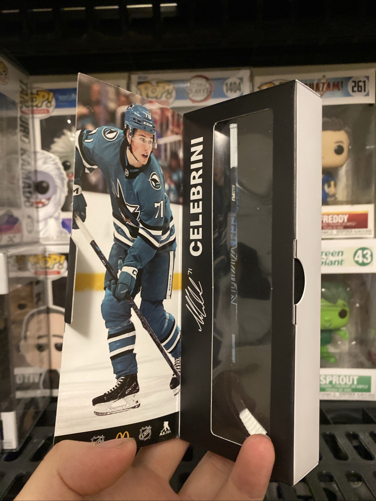 2026 NHL McDonalds Star Sticks Canada Exclusive Macklin Celibrini – Ship to US