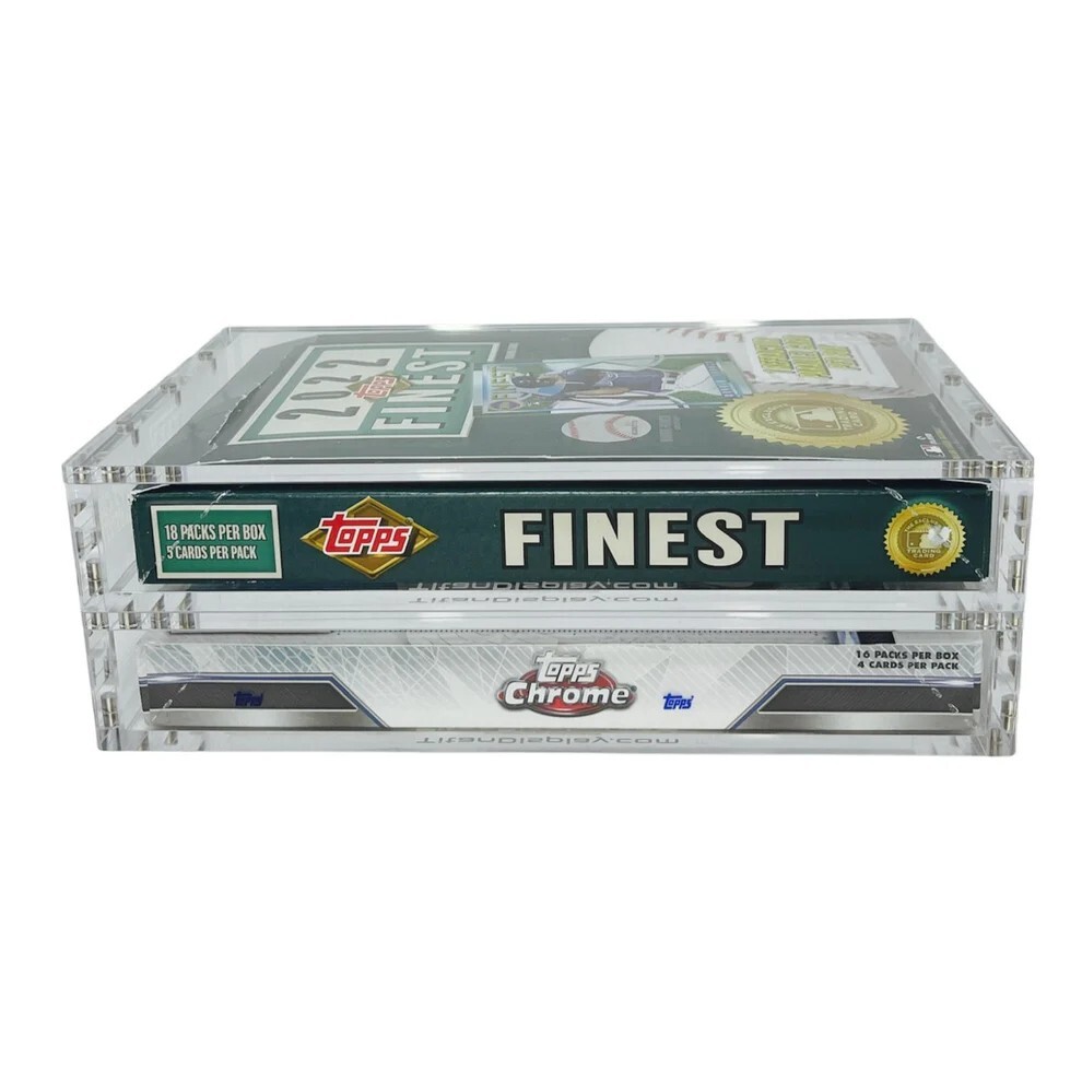 Acrylic Display Case Magnetic Lid FITS 2024 Donruss Optic Football Hobby Box