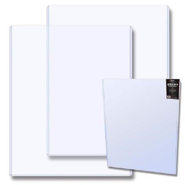 BCW Topload Holder 29×43 Display Uncut Sheet Trading Cards & Documents Rigid PVC