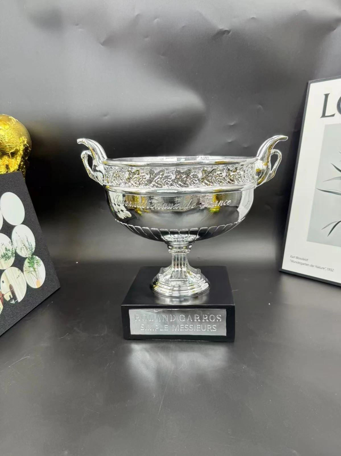 Roland Garros French Open Tennis Men’s Champions Trophy 36cm Resin Trophy