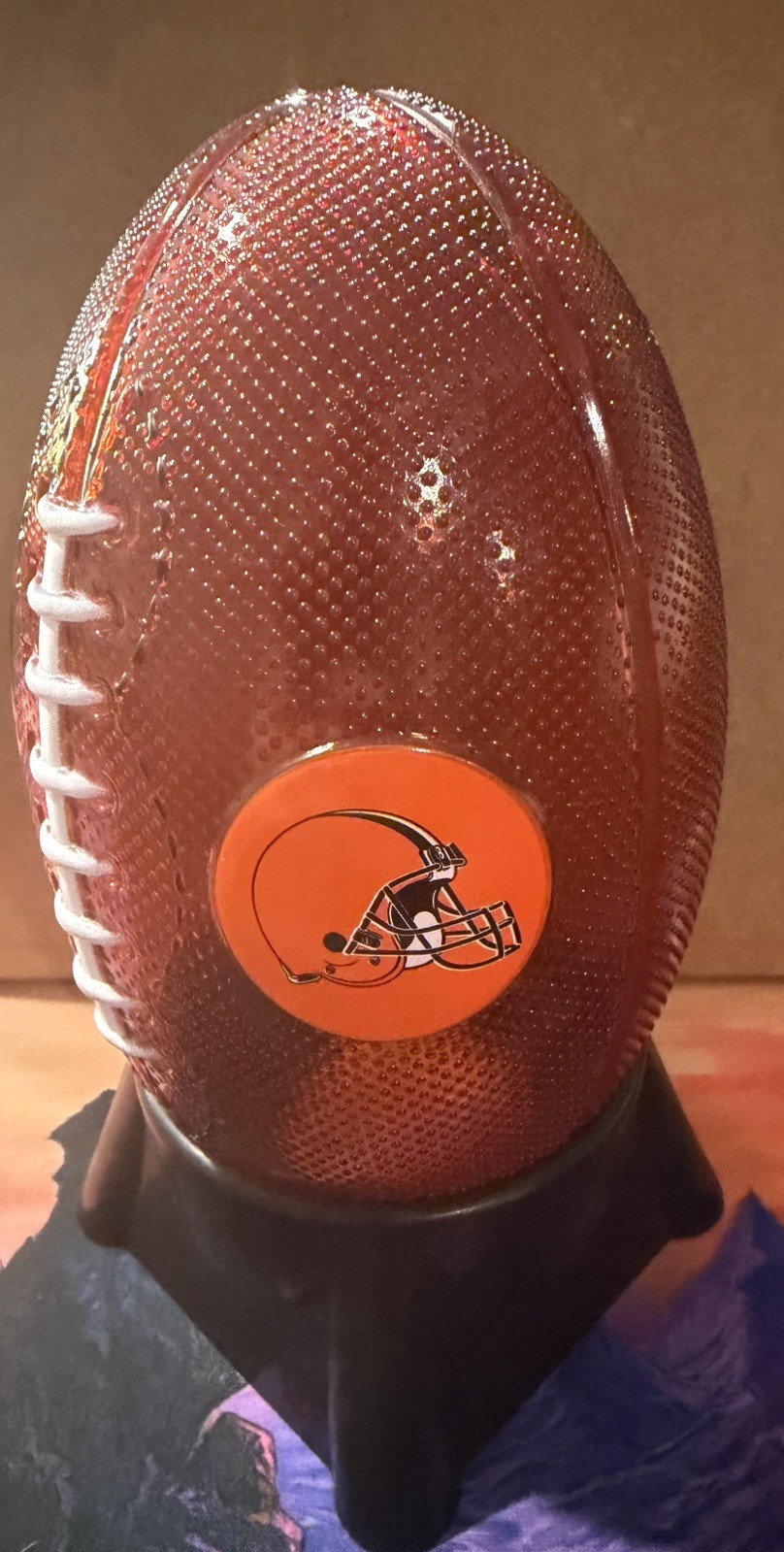 Cleveland Browns NFL Football Style Battery Powered Night Light Boelter Brand