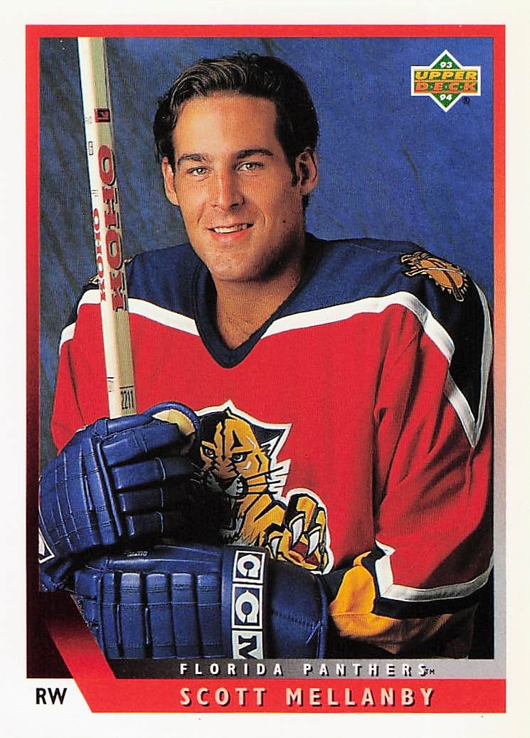 1993-94 Upper Deck #107 Scott Mellanby – Florida Panthers
