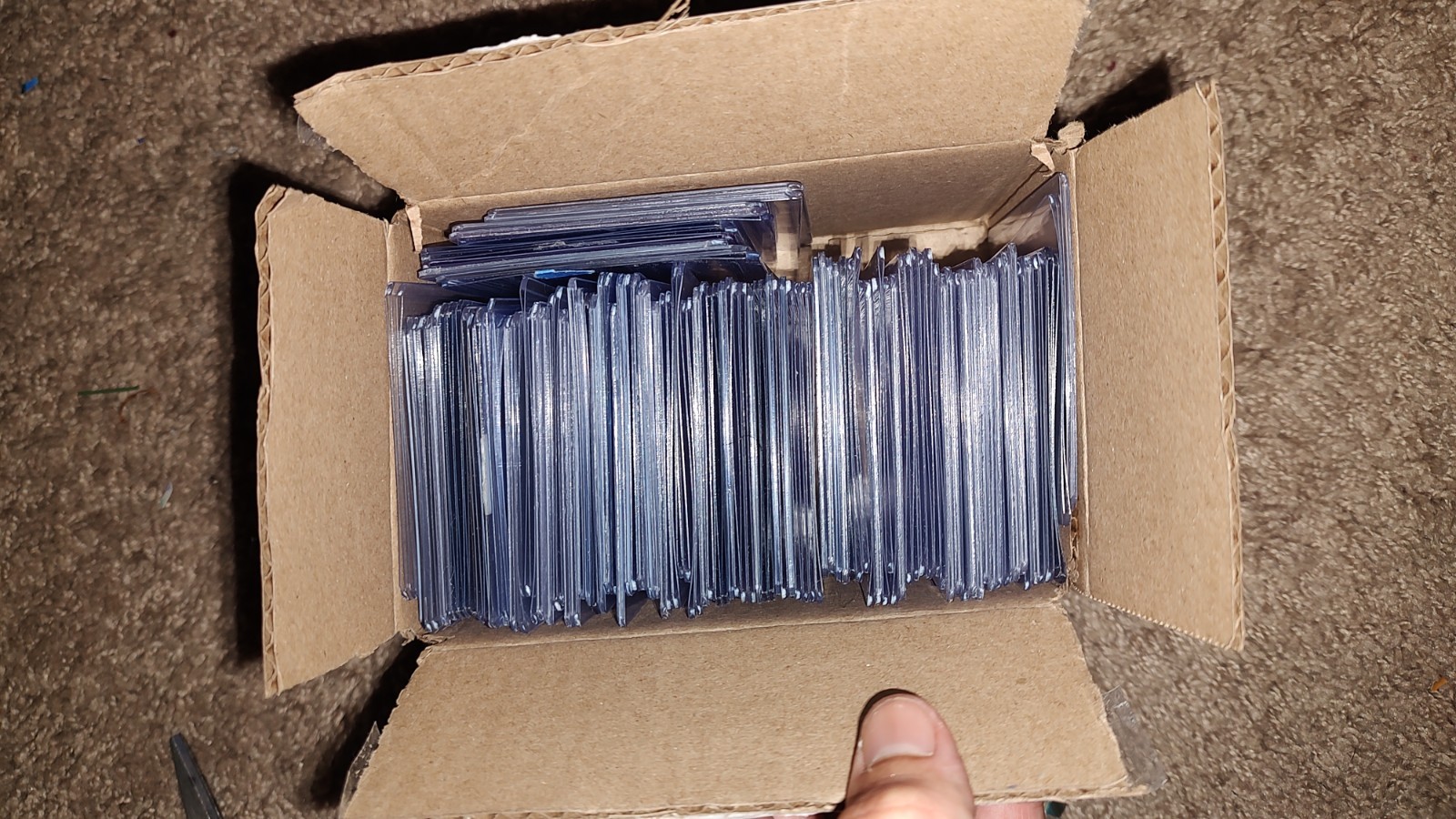 Pokemon Yu-Gi-Oh Card Sleeves Hard Plastic Protectors for Trading Cards (100)