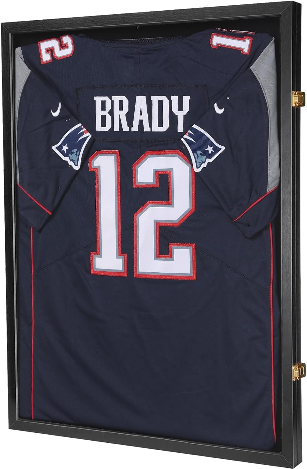 Display Case Jersey Shadow Box with 98% UV Protective Acrylic Door for Sports