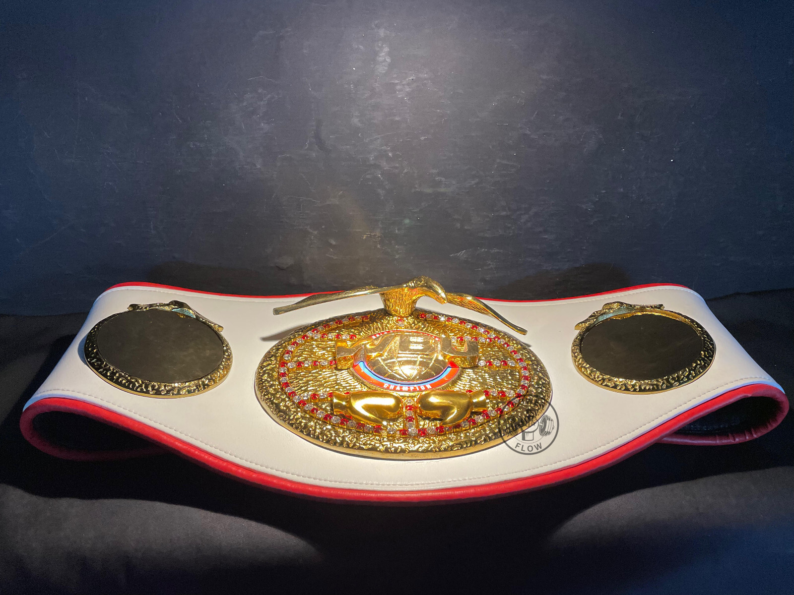 WBU Boxing Belt Championship World Boxing Union 3D Metal Plates Leather Strap