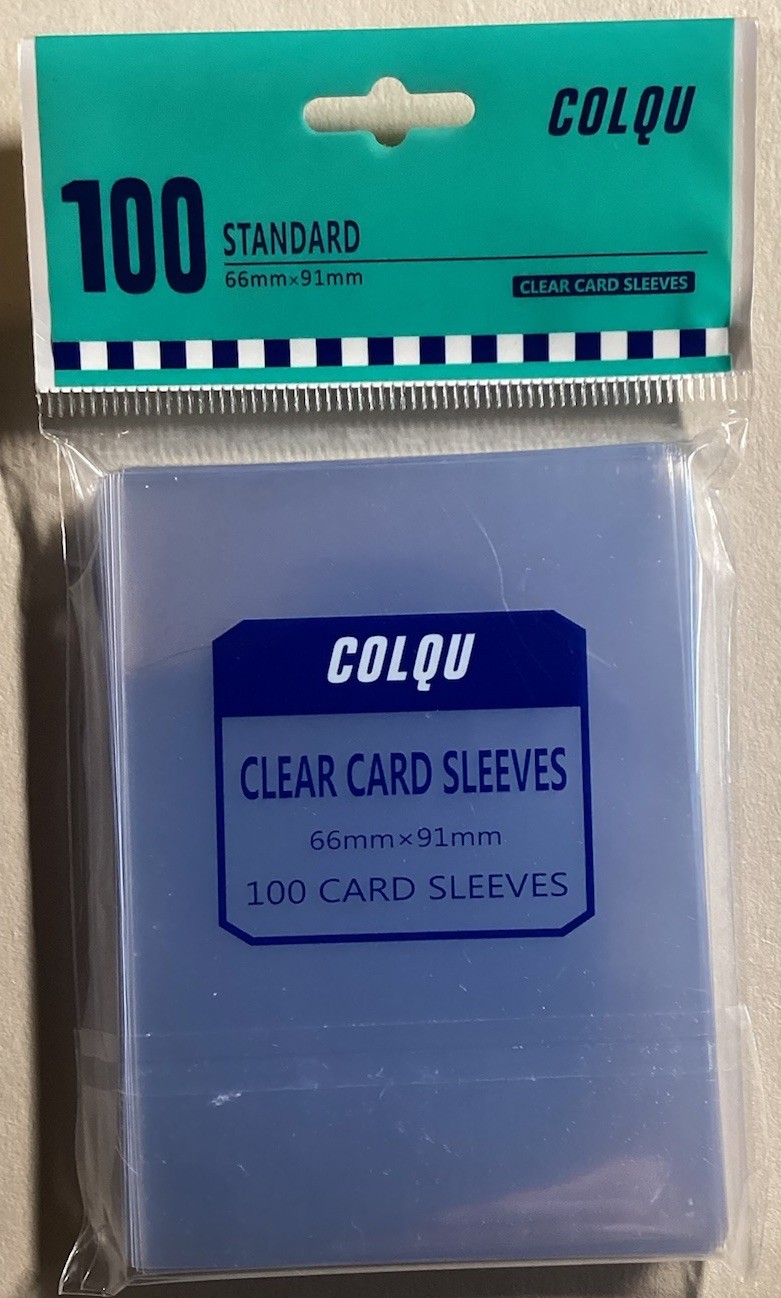 Colqu Penny Trading Card Sleeves 1 Unopened pack of 100 With Tracking