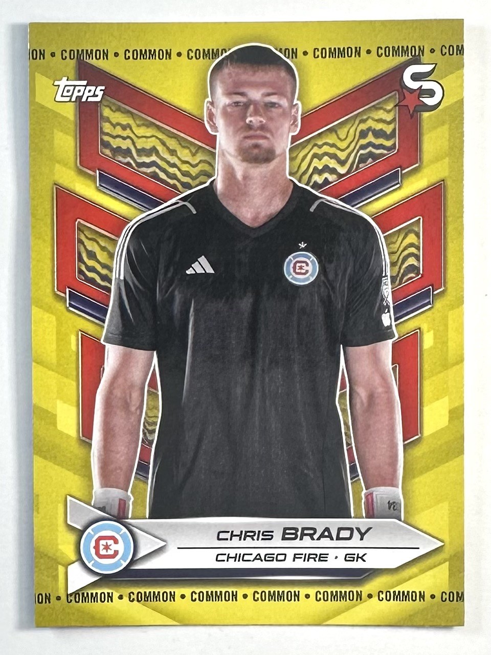 Chris Brady – 2024 Topps MLS Superstars Yellow Common – Chicago Fire – USMNT
